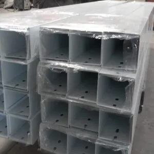 Nhà Máy Sản Xuất Thang Máng Cáp & Tủ Điện The Sun 17 Máng cáp điện 100×100 sơn tĩnh điện màu trắng giá 85.000đ/m