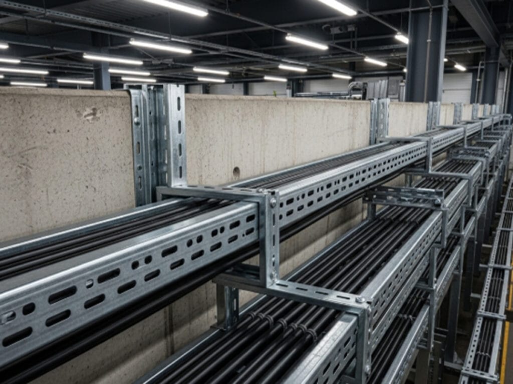Thang máng cáp chịu tải