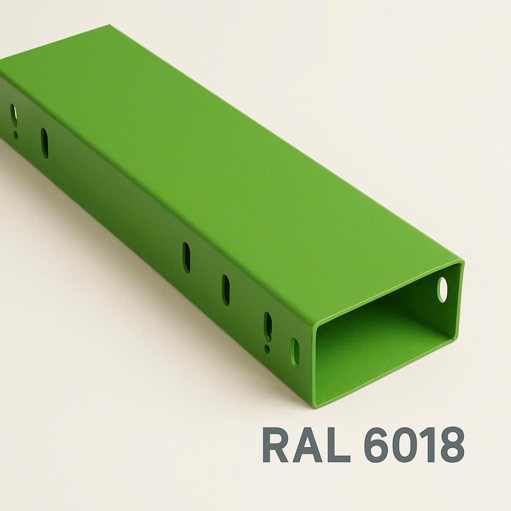 Máng cáp sơn tĩnh điện màu Ral 6018