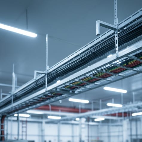 Thang máng cáp trong hệ thống điện công nghiệp