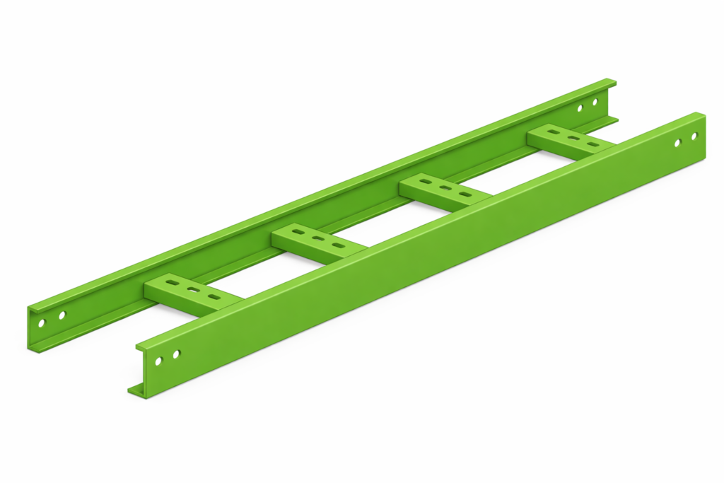 Thang Cáp Điện (Cable Ladder) - Sản Xuất Theo Yêu Cầu | The Sun 39 Thang cáp sơn tĩnh điện màu RAL 6018