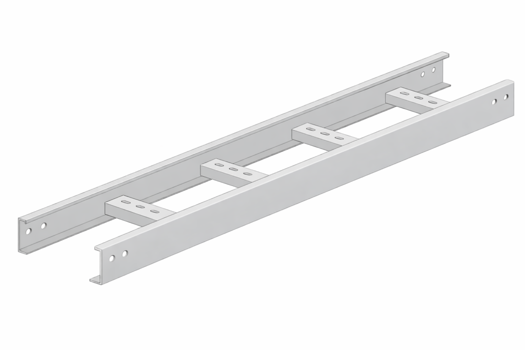 Thang Cáp Điện (Cable Ladder) - Sản Xuất Theo Yêu Cầu | The Sun 40 Thang cáp sơn tĩnh điện màu RAL 7035